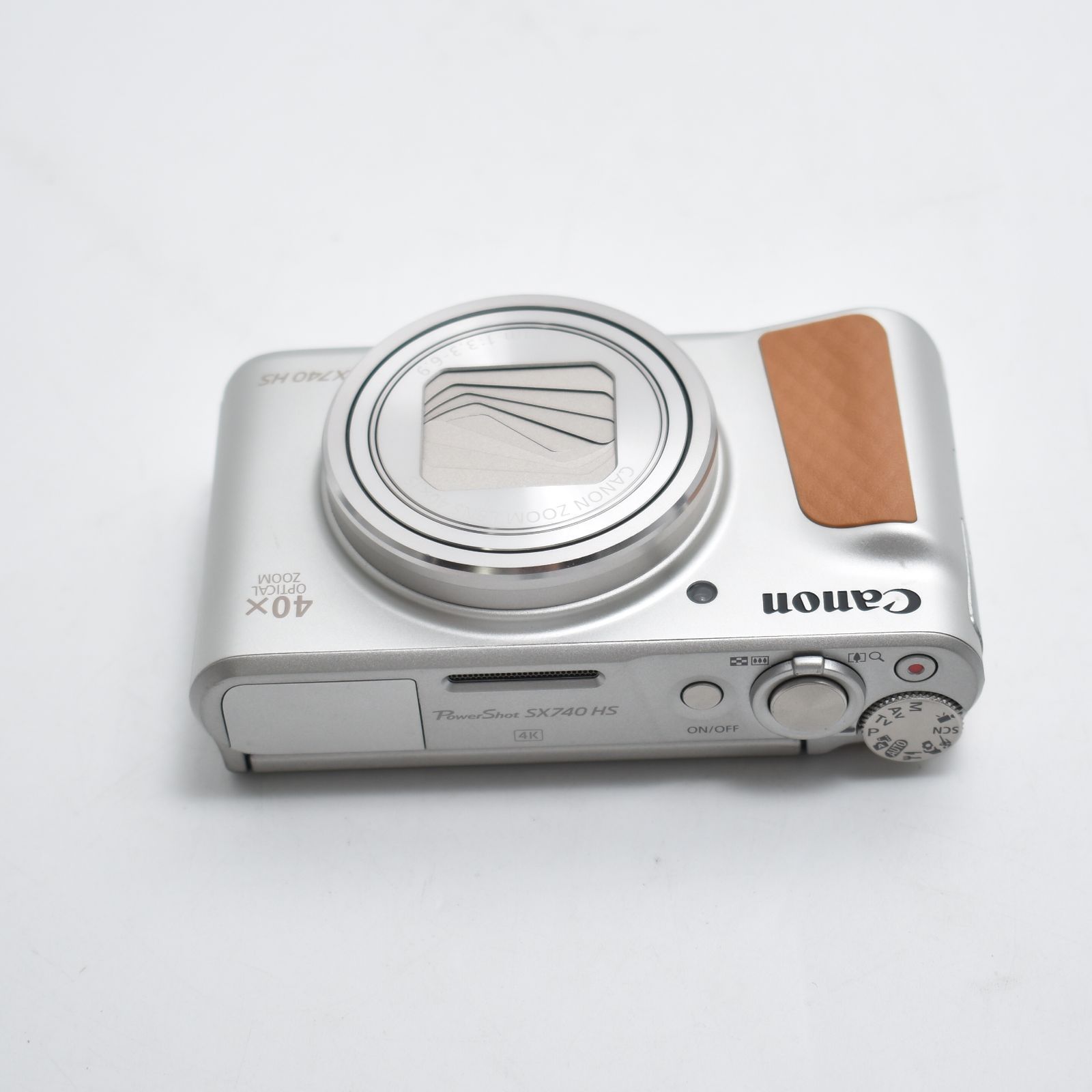  B 10043 Canon コンパクトデジタルカメラ PowerShot SX 740 HS シルバー 光学40倍ズーム 4 K動画 Wi-Fi対応 コンパクトデジタルカメラ デジタルカメラ