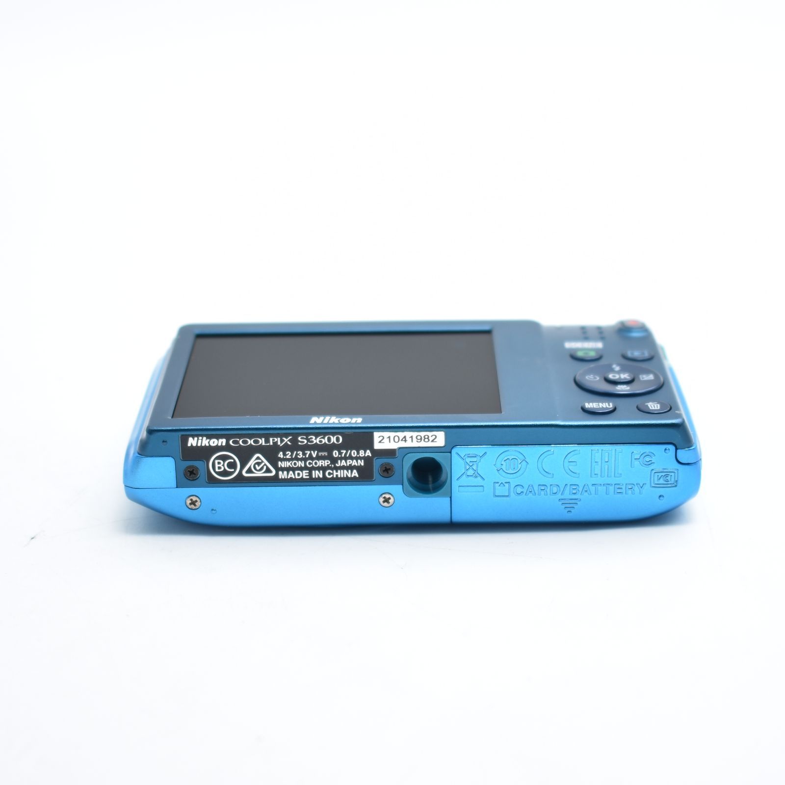 B#9991 Nikon デジタルカメラ COOLPIX S3600 8倍ズーム 2005万画素