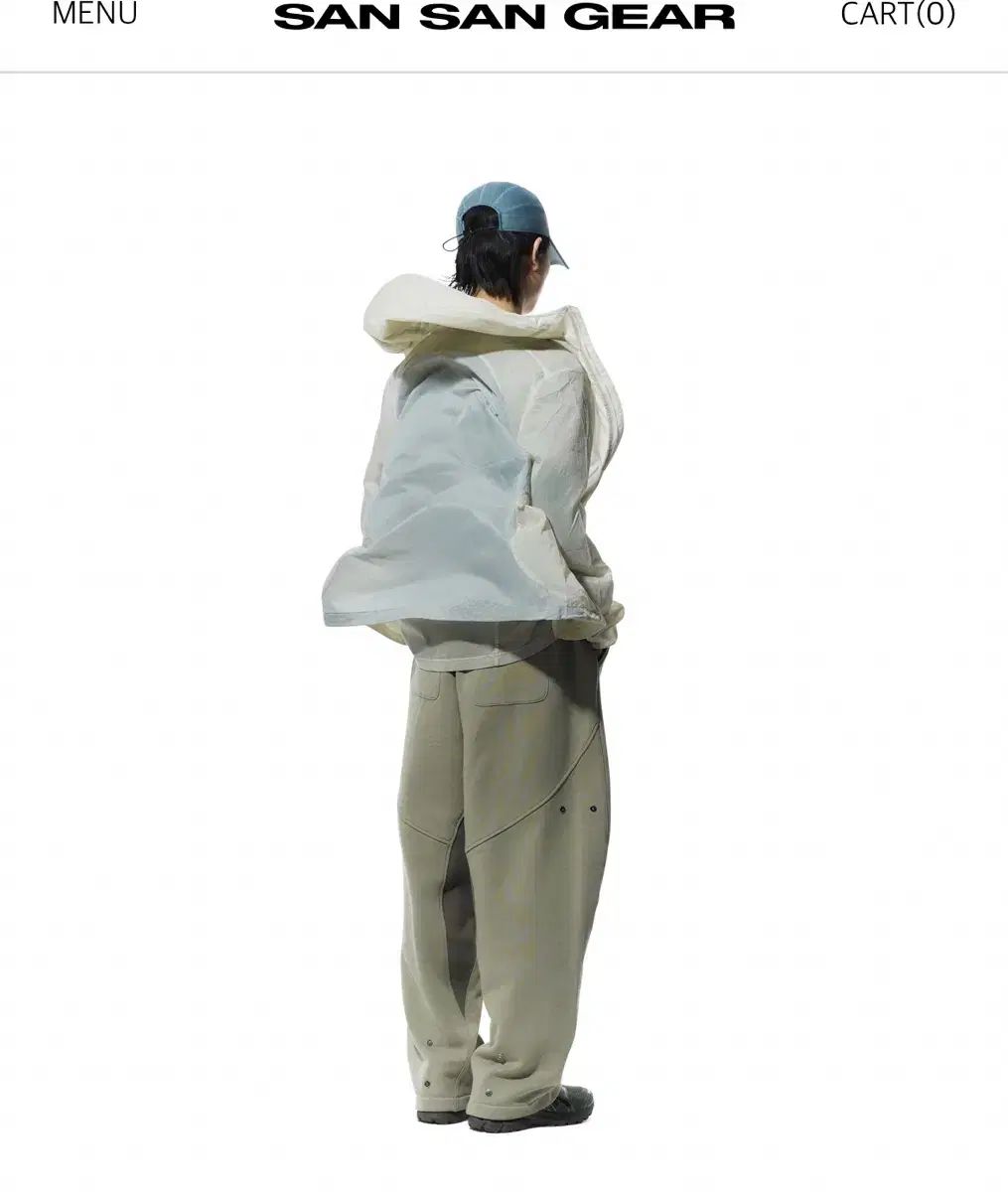 SAN GEAR リップ スウェットパンツ マッド カーキ