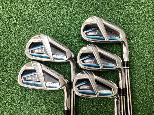 【中古】 テーラーメイド SIM MAX・OS  5S アイアンセット IR KBS MAX85 JP (フレックスS) メンズ 男性用 右利き 右用 Cランク ゴルフクラブ