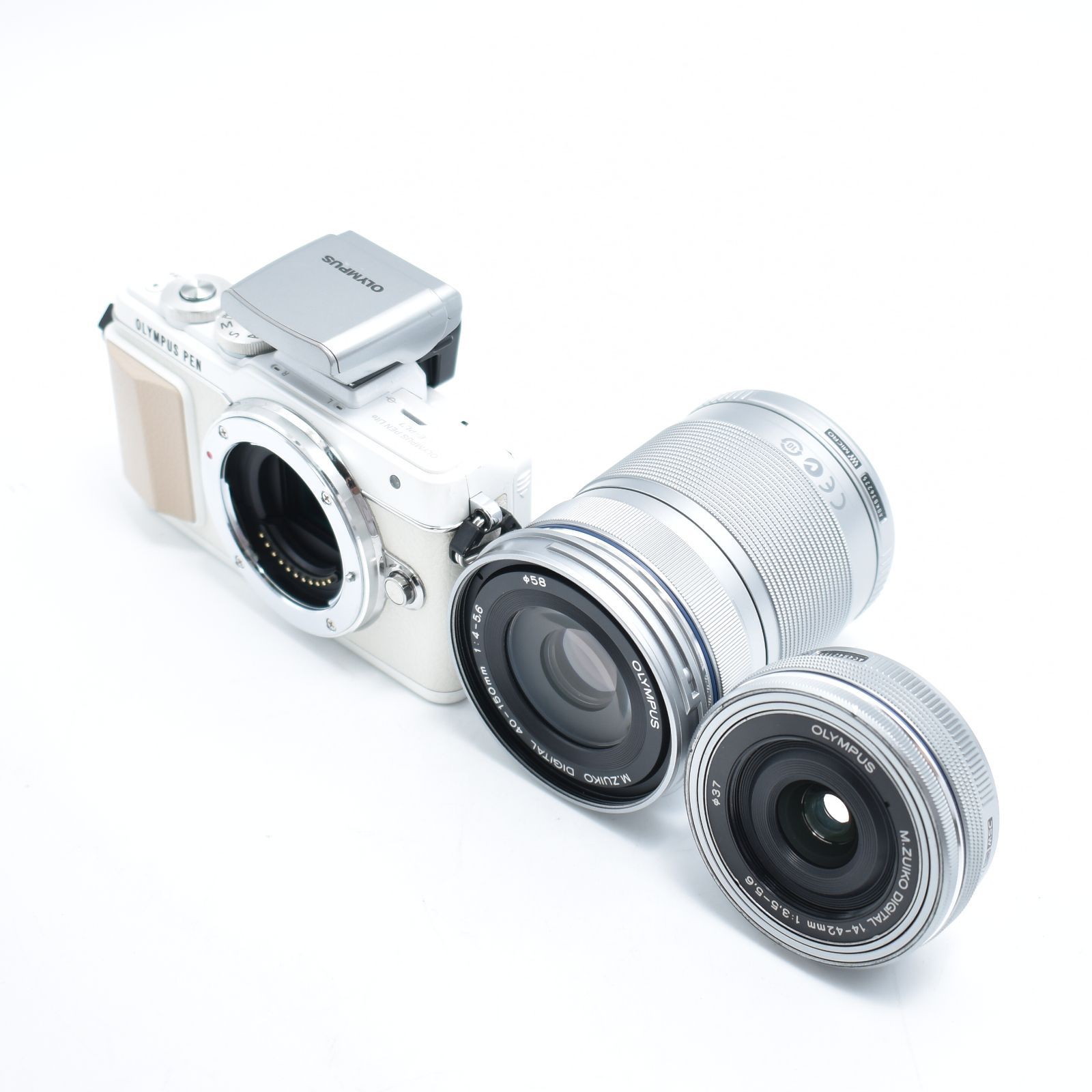 B 9944 OLYMPUS PEN E PL 7 EZダブルズームキット ホワイト ミラーレス一眼 EZ DZKIT WHT