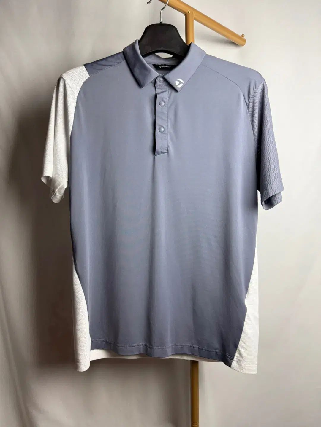 L テーラーメイド COLORブロック メッシュ 半袖 Tシャツ