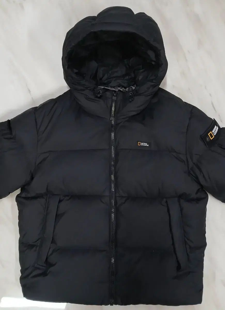 ナショナルジオグラフィック 機能性 グースダウン メンズ フードダウン L 100 サイズ