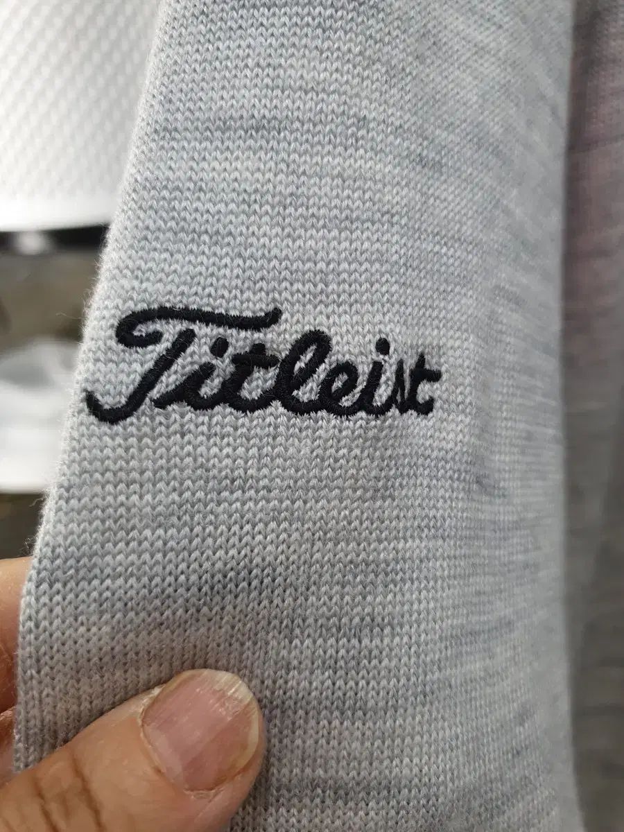 Titleist タイトリスト ニット アーガイル Vネック セーター グレー 105 LLC-HASEGAWATOSO_COM