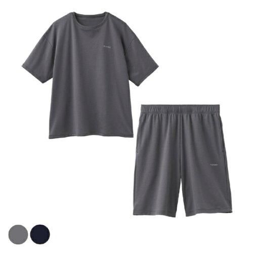 4営業日で発送 86110404 コンフォートポンチ ショートハーフ セットアップ ユニセックス チャコール M