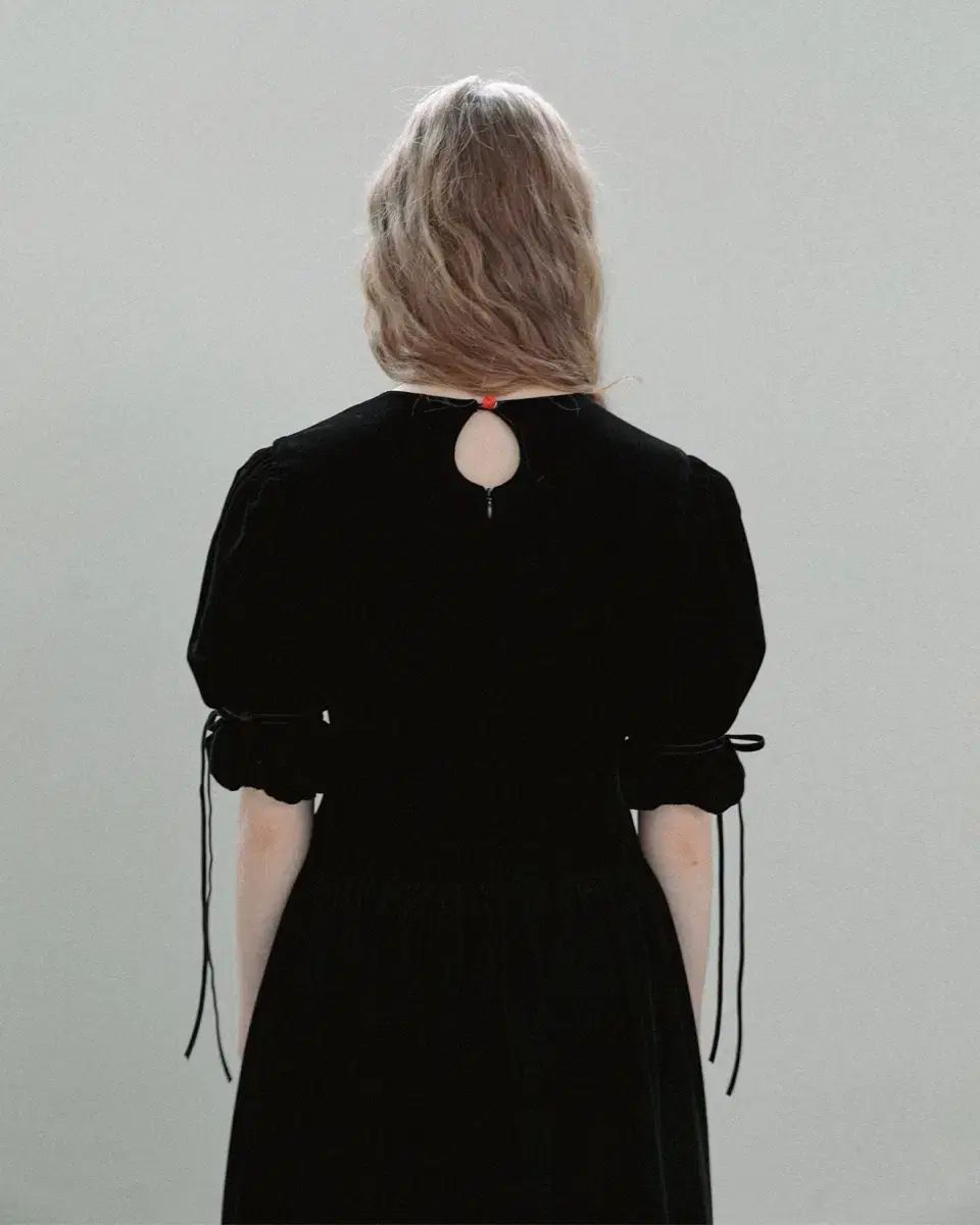 fletta ベルベットリボンドレス