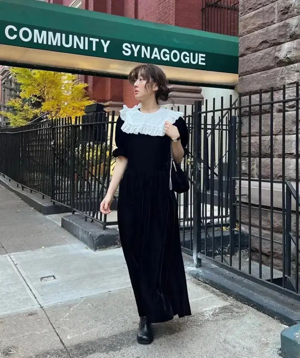 fletta ベルベットリボンドレス