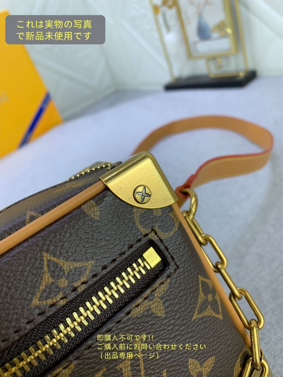 超 LOUIS VUITTON ルイヴィトン メンズ ショルダーバッグ ミニソフトトランク M 68906 メッセンジャーバッグ ショルダーバッグ バッグ