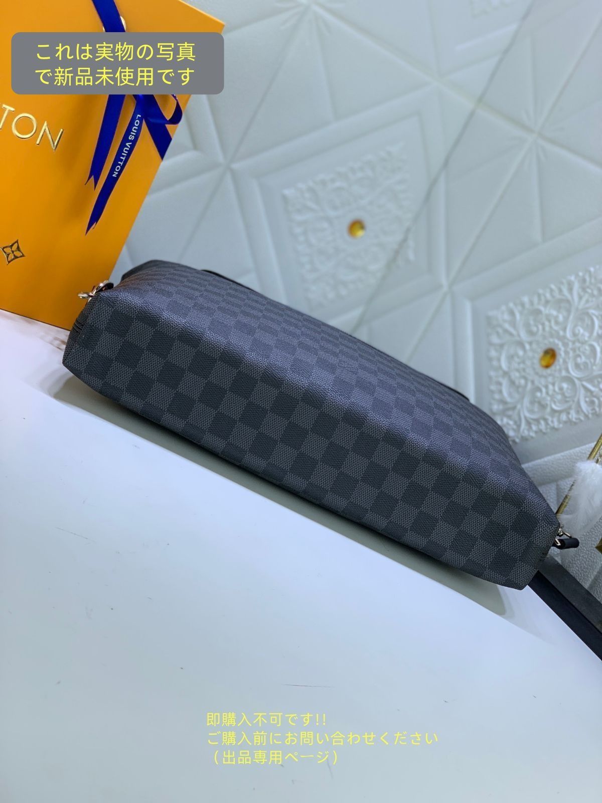 ルイ ヴィトン Louis Vuitton メンズ トートバッグビジネスバッグ ポルトドキュマン ジュール PDJ NM ハンドバッグ ビジネスバッグ ダミエグラフィット ブラック N 48260 ビジネスバッグ バッグ メンズ