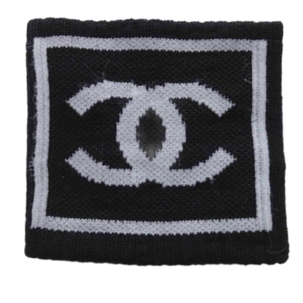シャネル CHANEL スポーツライン リストバンド ココマーク ブラック YO37 GY20