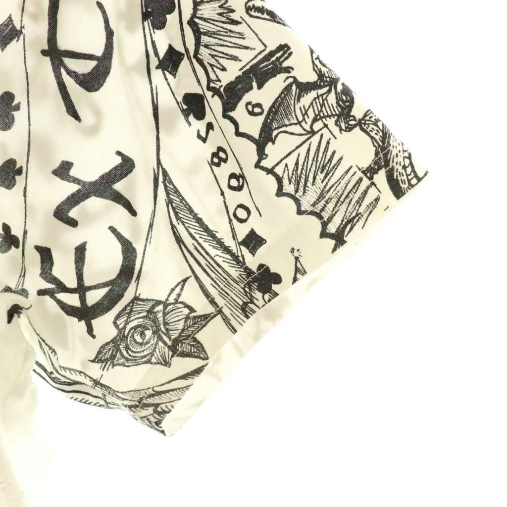  ジバンシィ リカルドティッシ期 Tシャツ カットソー 総柄 ドクロ XS 白 黒 CX GY 53 その他 トップス