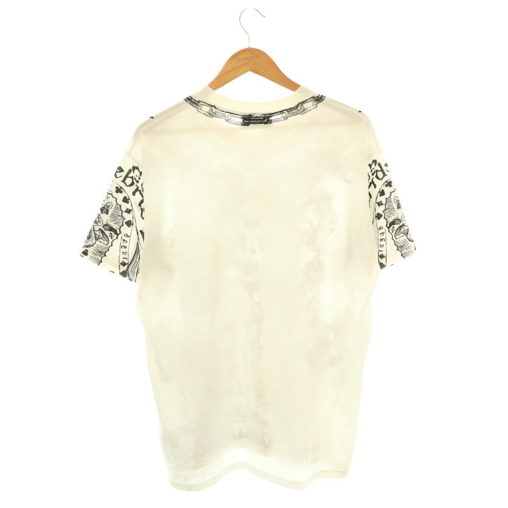 ジバンシィ リカルドティッシ期 Tシャツ カットソー 総柄 ドクロ XS 白 黒 CX GY 53