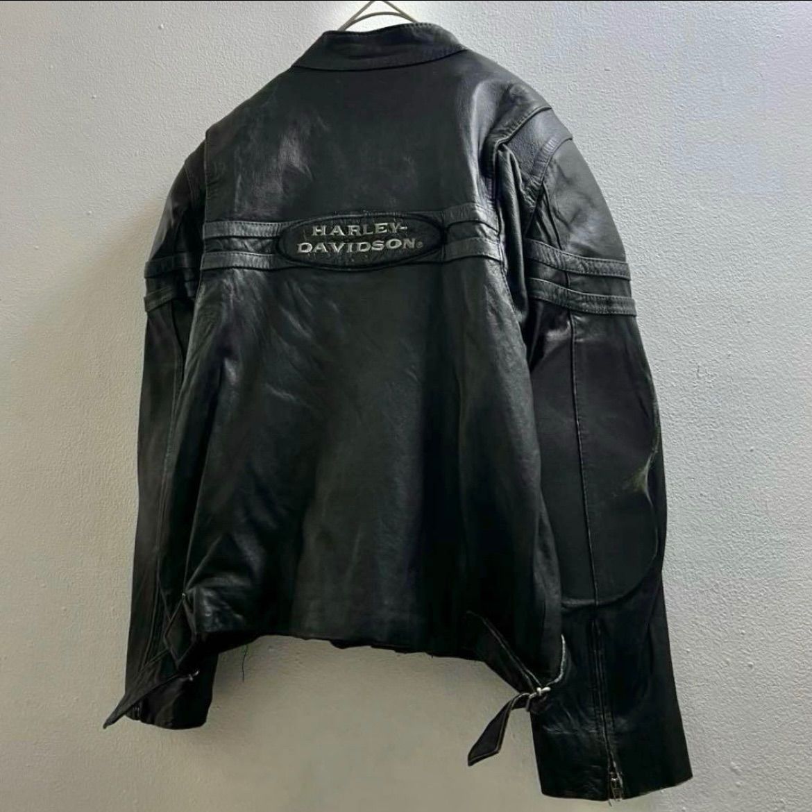 ヨーロッパ ヴィンテージ 変形 レザージャケット ライダース ブルゾン