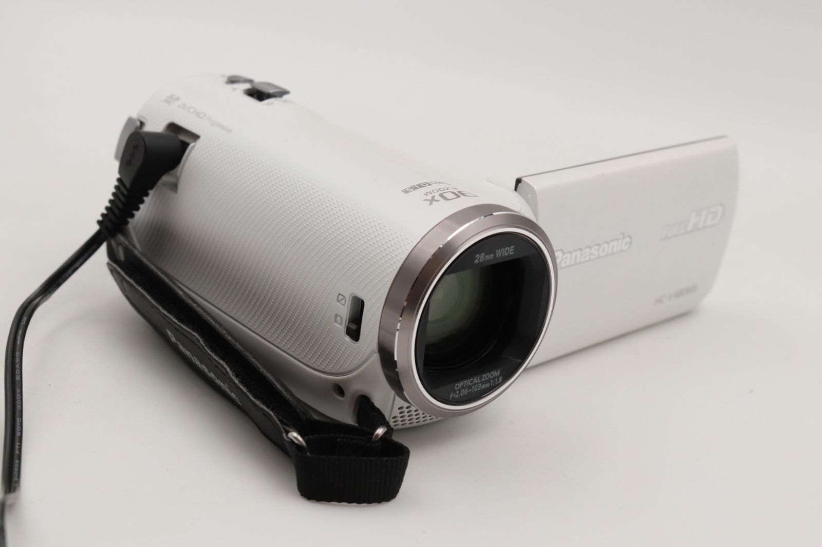  上品 Panasonic パナソニック HC V 480 MS ホワイト FULL HD ビデオカメラ 15125 ビデオカメラ本体 ビデオカメラ