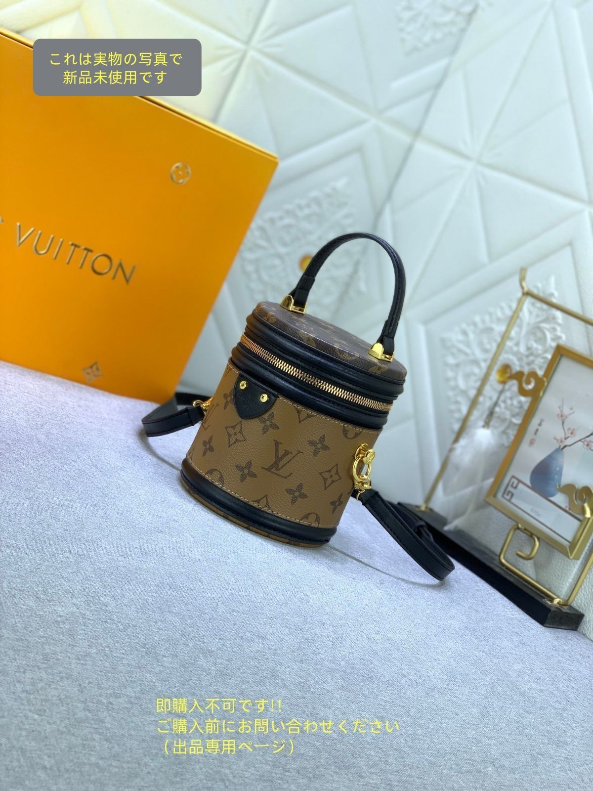 LOUIS VUITTON ルイヴィトン LV ナノ カンヌ 2WAY ショルダーバッグ モノグラム