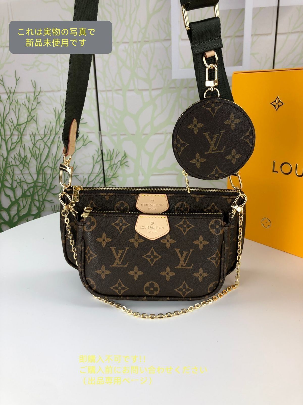LOUIS VUITTON ルイヴィトン ショルダーバッグ ミュルティポシェットアクセソワール M44813