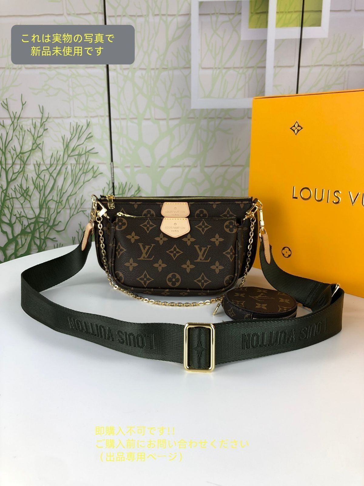 LOUIS VUITTON ルイヴィトン ショルダーバッグ ミュルティポシェットアクセソワール M44813