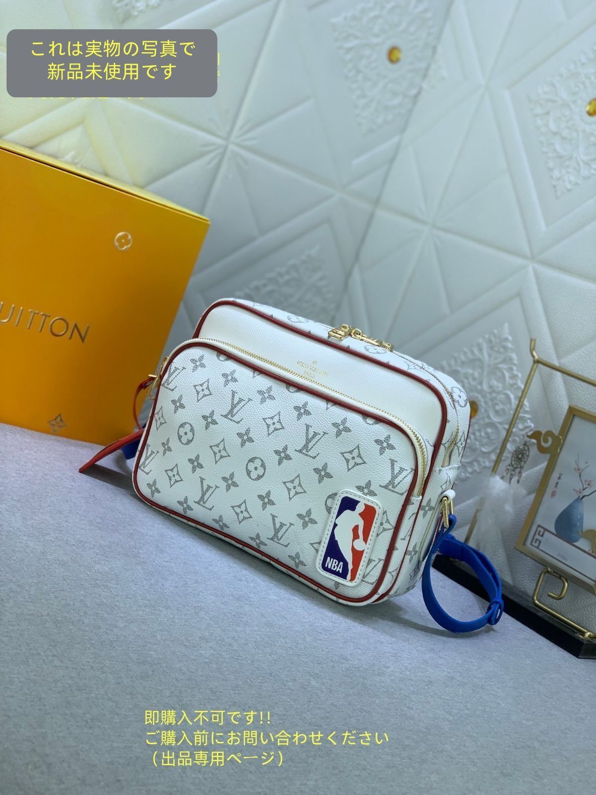 ルイヴィトンLOUIS VUITTONXNBA メンズ ショルダーバッグ LVXNBA ナイル メッセンジャー PM メンズ ショルダーバッグ