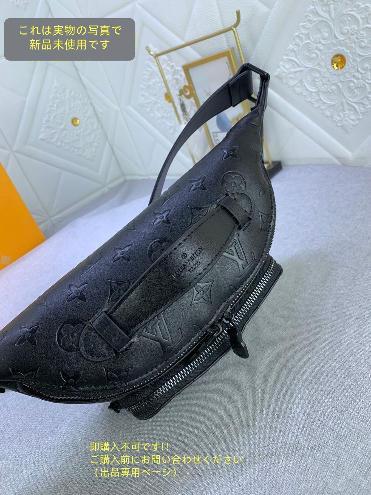 鍛造製 超 LOUIS VUITTONルイヴィトン メンズ ウエストポーチ ボディーバッグ 男性用 開封のみ