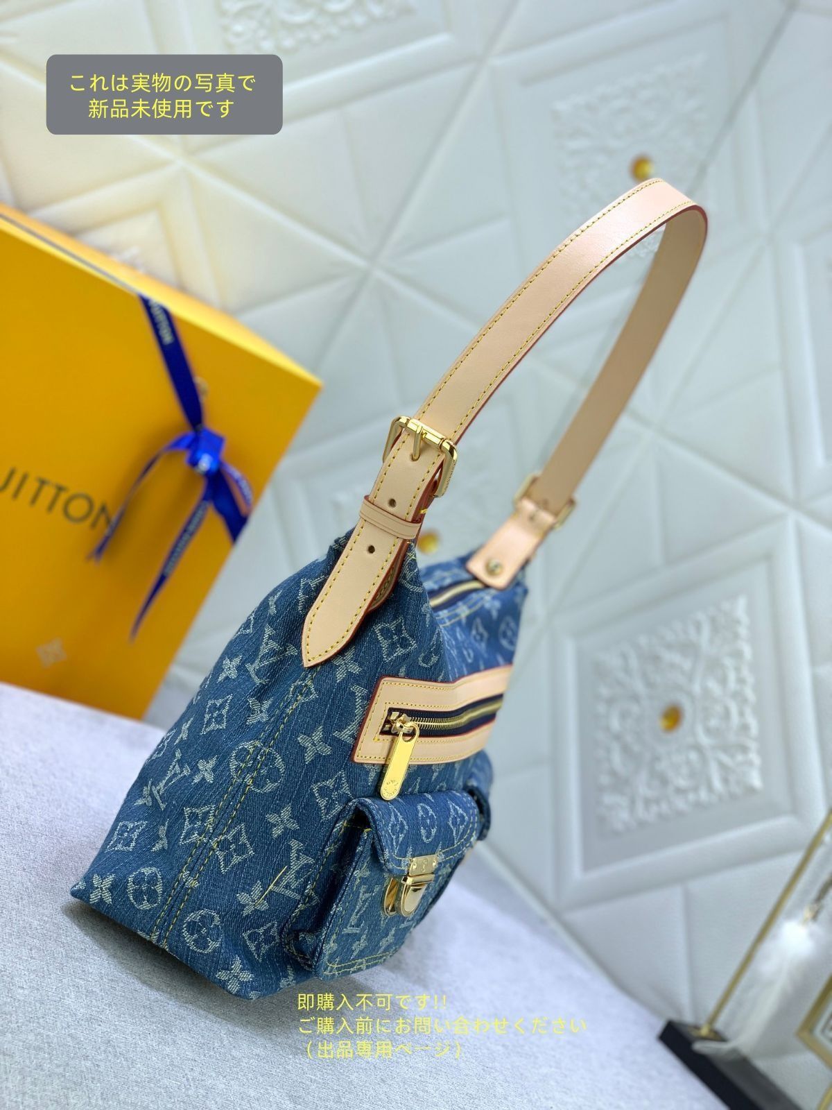 LOUIS VUITTON ルイヴィトン ショルダーバッグ LV バギーPM デニム モノグラム ワンショルダーバッグ WWW_NOITHATQUANGTHANH_NET