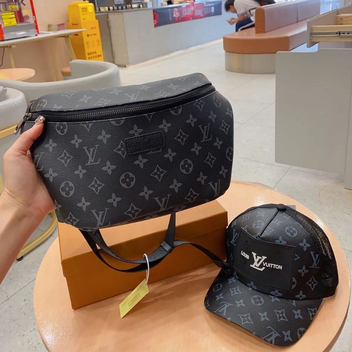 送料無料 LOUIS VUITTON ルイヴィトン メンズ ボディーバッグ ウエストポーチ 帽子 3点セットバッグ WWW_USTAUSTRALIA_COM_AU