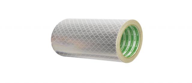 日東エルマテリアル 軟質高輝度プリズム反射テープ DM9600 100mmX5M 白