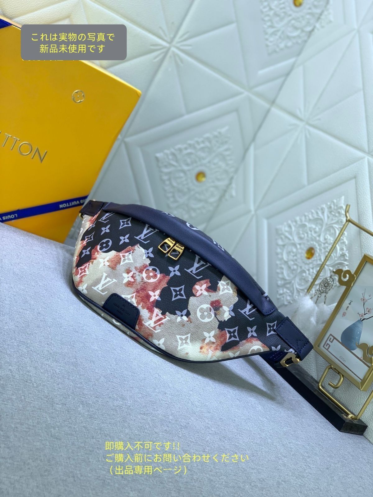 超 LOUIS VUITTON ルイヴィトン メンズ ボディーバッグ ウエストポーチ