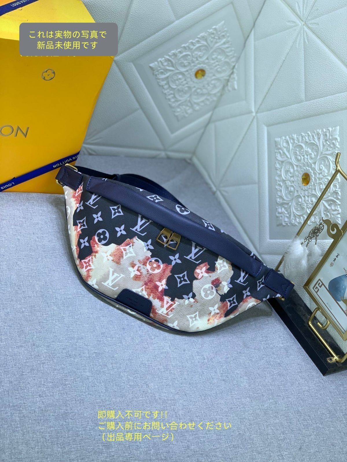 超 LOUIS VUITTON ルイヴィトン メンズ ボディーバッグ ウエストポーチ