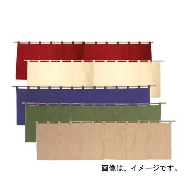 送料無料】サンメルヘン のれん 無地 紺 001-10 綿 麻 日本製