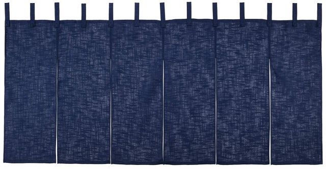 【送料無料】サンメルヘン のれん 無地 紺 001-10 綿 麻 日本製 YHV0703