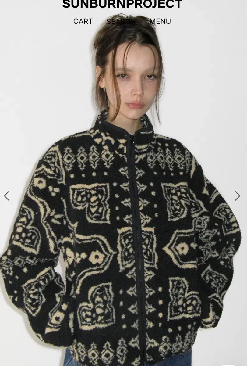 Face the Sunプロジェクト フリース ジャケット