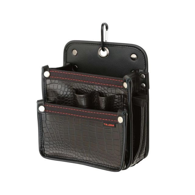 送料無料 タジマ セフシステム 着脱式腰袋 ツインフック クロコ 電工2段大 高強度でしなやかな高耐久合成皮革 SFKBG-DK2L2H 着脱楽々 ベルトに後から装着 腰道具の組み換えが簡単 使う道具だけを選んで装着 腰の負担軽減 工具の落下防止