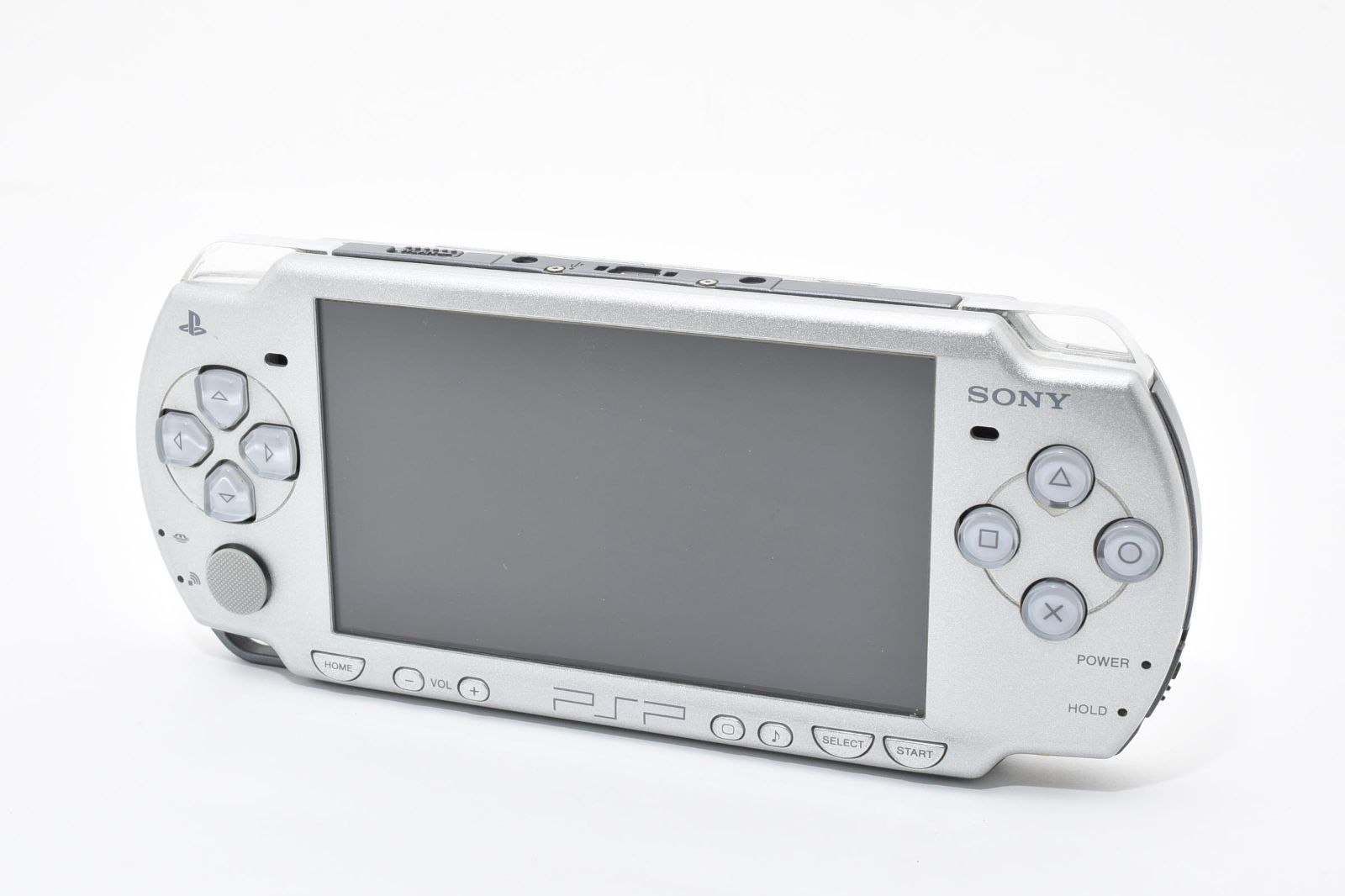 動作 済 SONY PSP-2000 アイス シルバー 本体 薄型 軽量 PlayStation Portable ソニー ポータブルゲーム機
