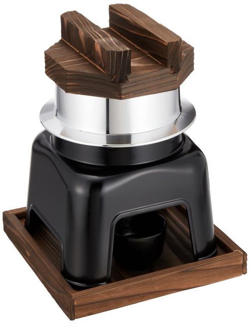 遠藤商事 TKG 卓上ご飯鍋 アルミ製 釜めしセット 1合炊 おいしく簡単にお米 備蓄米をたける 間口×奥行×高さ mm 195×195×215 固型燃料皿 内径×高さ mm φ55×22 アウトドアにも使える 業務用 QKM12