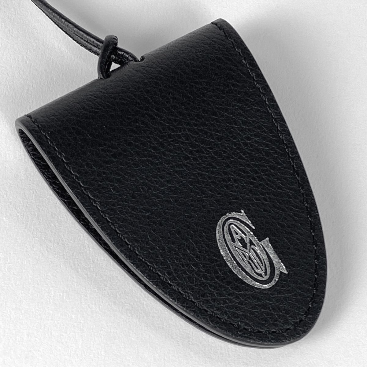 ゴヤール GOYARD ロゴ マネークリップ マグネット 磁石 マネークリップ レザー ブラック レディース