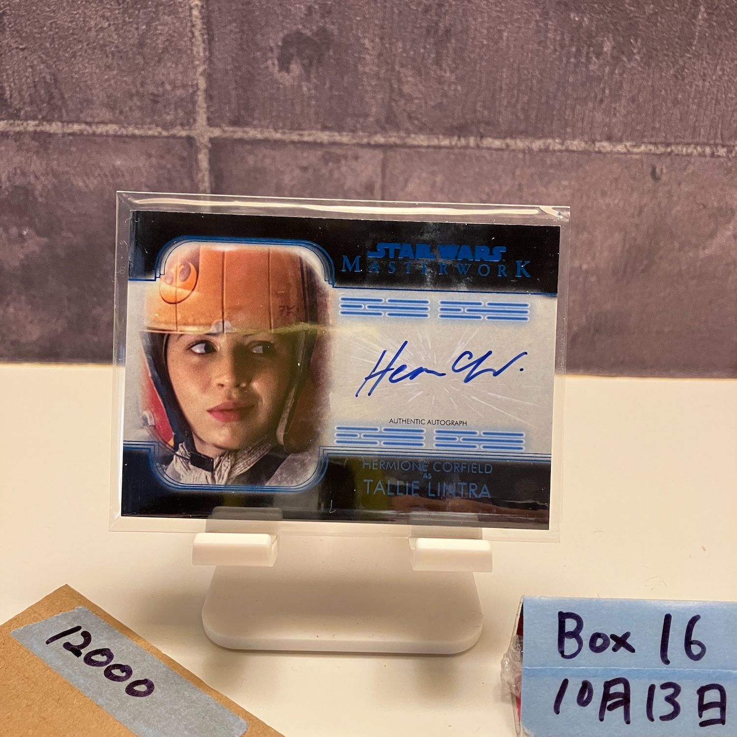 2025 Topps Star Wars Masterwork Hermione Corfield 35 99 直筆サインカード as Tallie Lintra カード