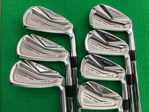 【中古】 ブリヂストン TOURSTAGE X-BLADE 705 TYPE S 8S アイアンセット IR NS PRO 950GH ウェイトフロー (フレックスS) メンズ 男性用 右利き 右用 Cランク ゴルフクラブ