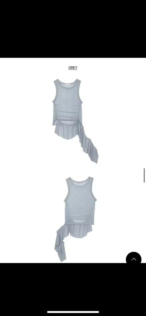 エルシーディーシティーエム フリル スリーブレス トップス