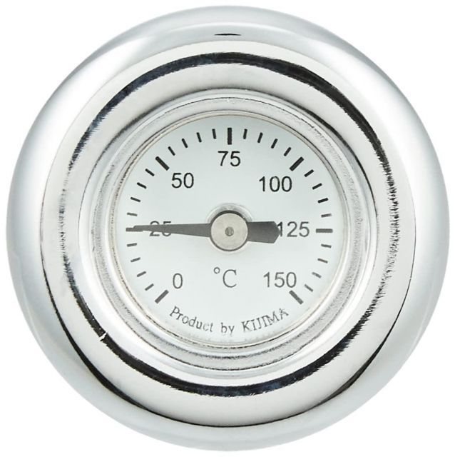 キジマ Kijima バイクパーツ ディップスティック油温計 ソフテイル ’84-’99 XL ’93-’03 クロームベゼル HD-04180