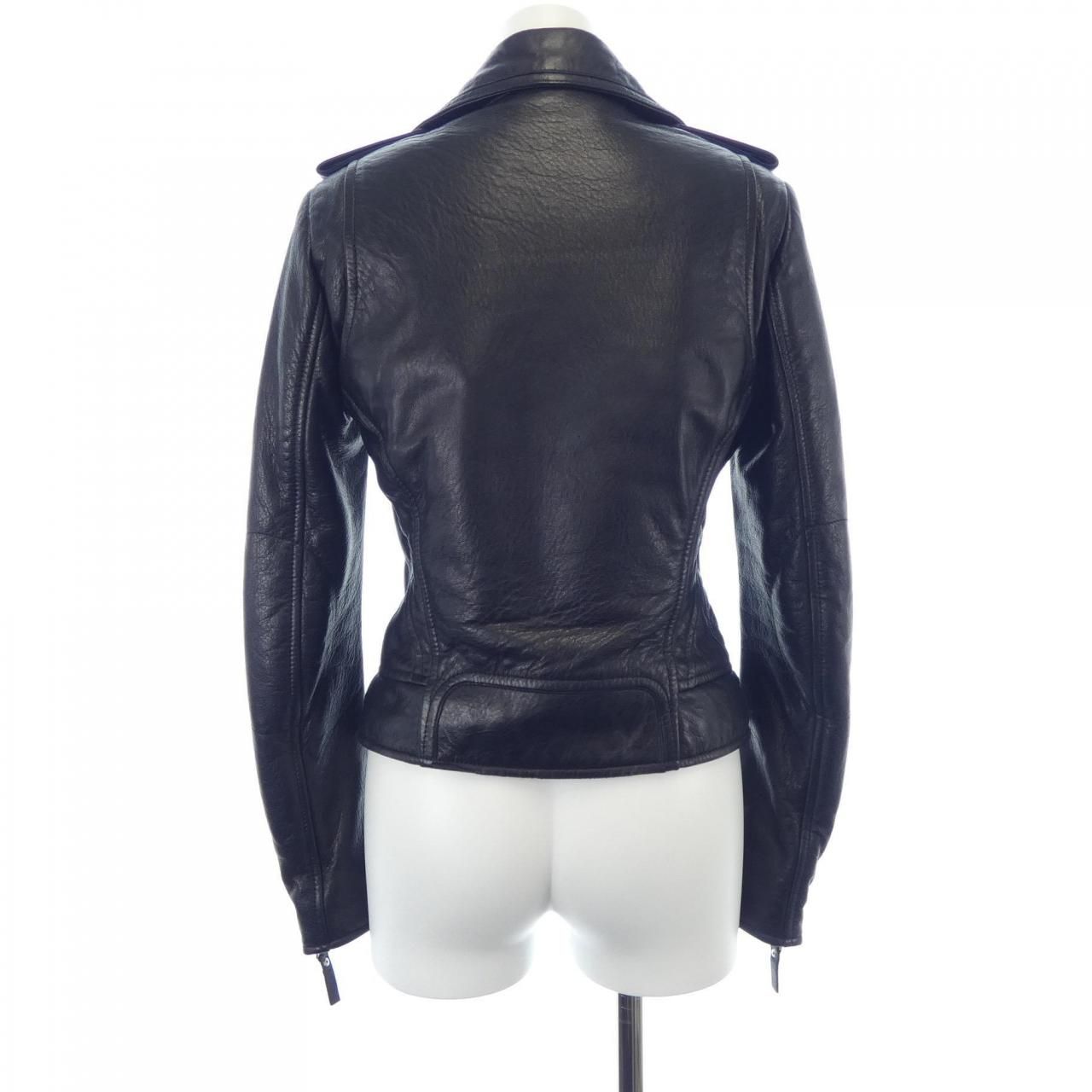 バレンシアガ BALENCIAGA 256302 TCH99 レザーライダースジャケット