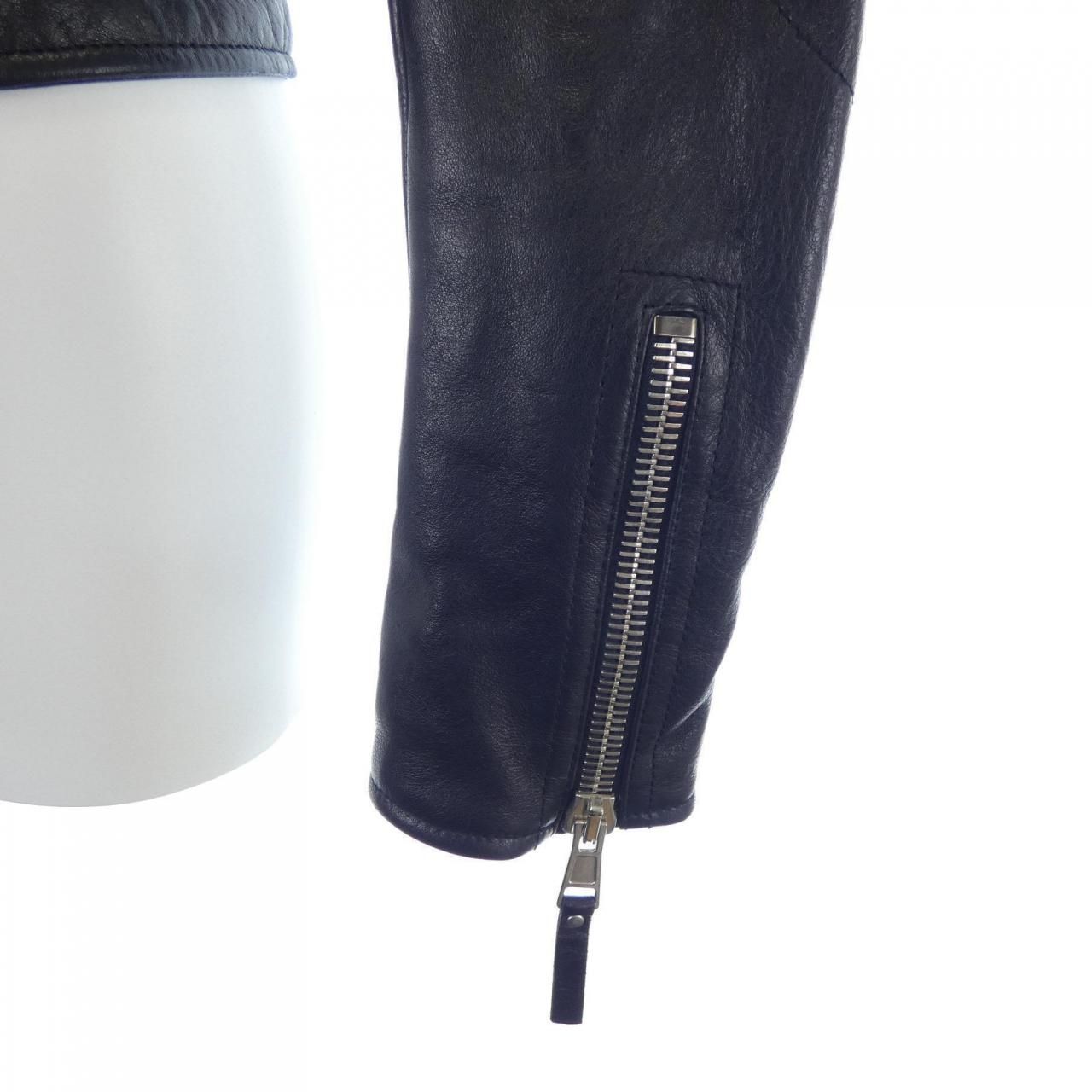 バレンシアガ BALENCIAGA 256302 TCH99 レザーライダースジャケット GULLKHAN_COM