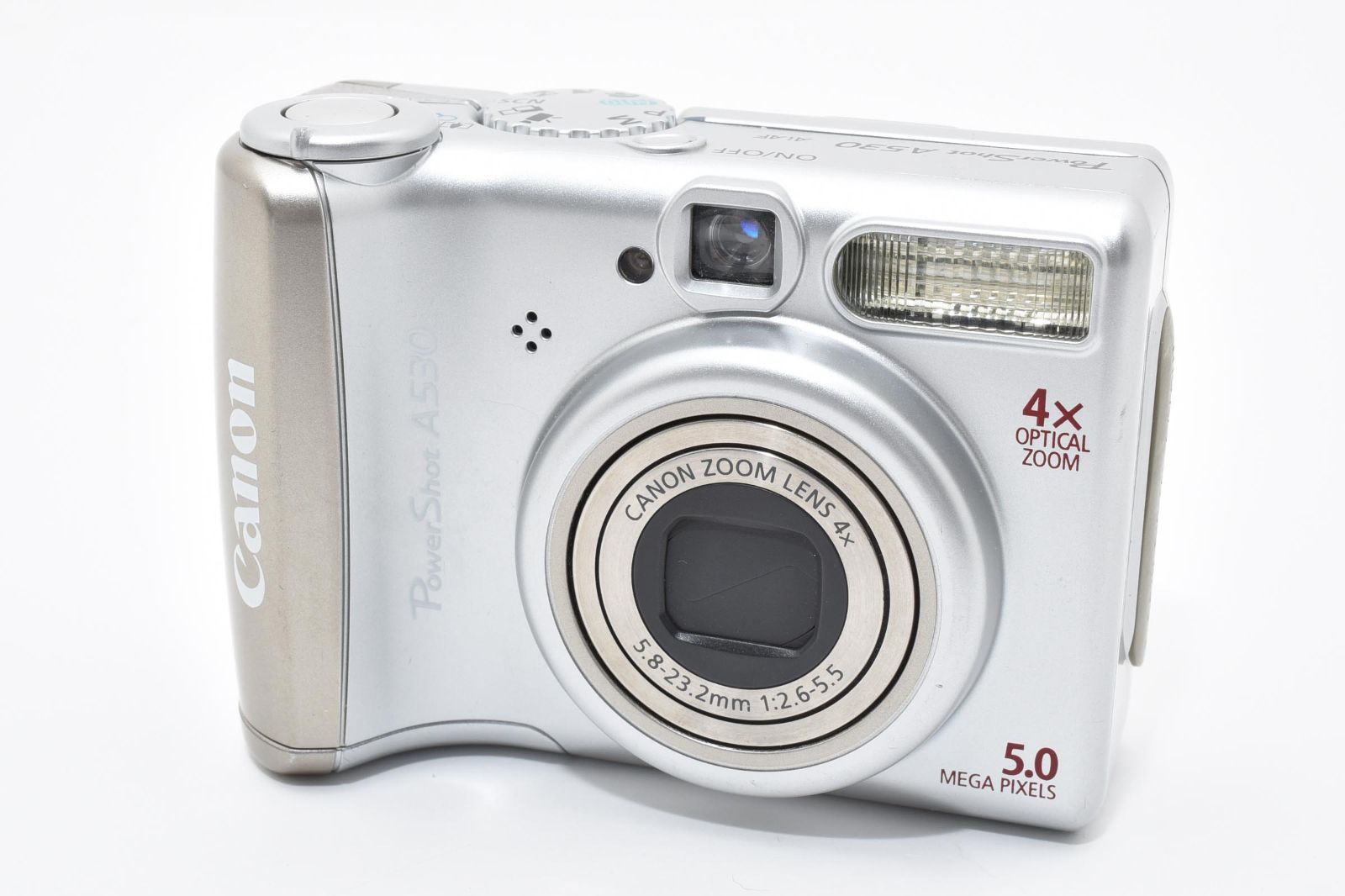 Canon PowerShot A 530 単3電池対応 レトロな写り 500万画素 コンデジ入門機 光学4倍ズーム 光学ファインダー付き