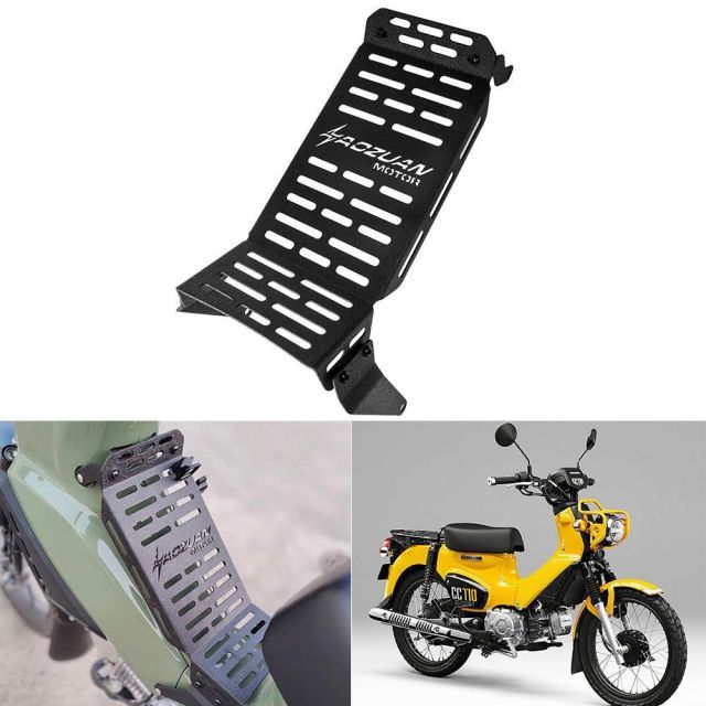 送料無料 Motikvansクロスカブ センターキャリア バイク マルチセンターキャリア クロスカブCC110 JA60 JA45 対応ラック 改造された棚荷物ラック エンジンガード ブラック カブ センターキャリア