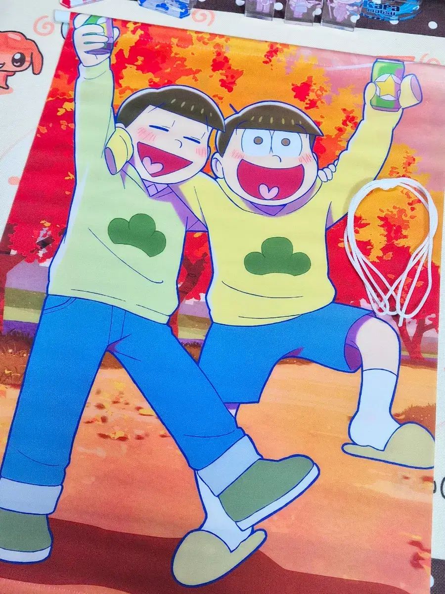 おそ松さん タペストリー 秋 チョロ松 十四松