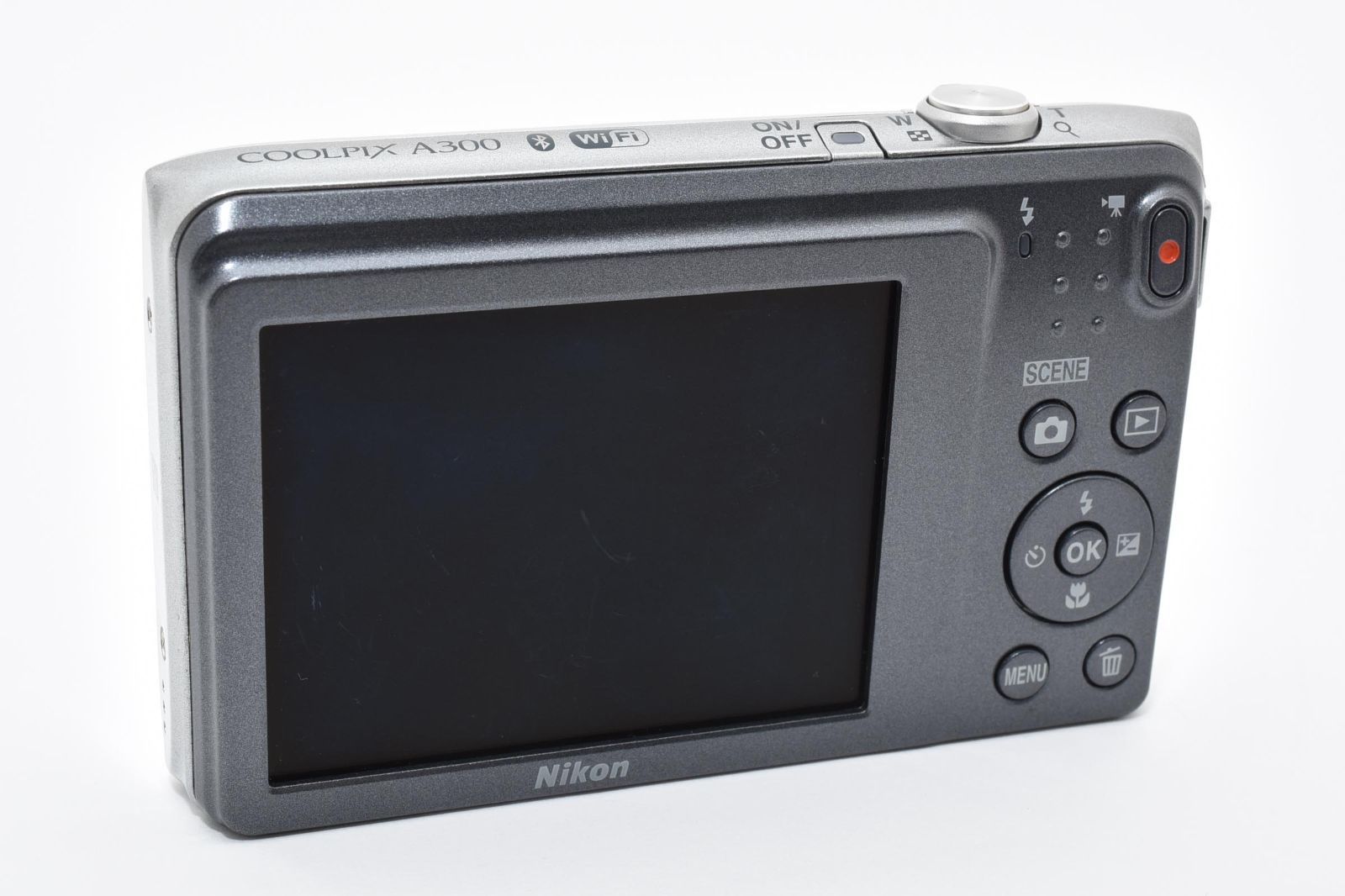  Nikon COOLPIX A 300 シルバー 薄型軽量119 g 20 MP 光学8倍ズーム VR手ブレ補正搭載 スマホ連携 写真自動転送で便利 コンパクトデジタルカメラ デジタルカメラ