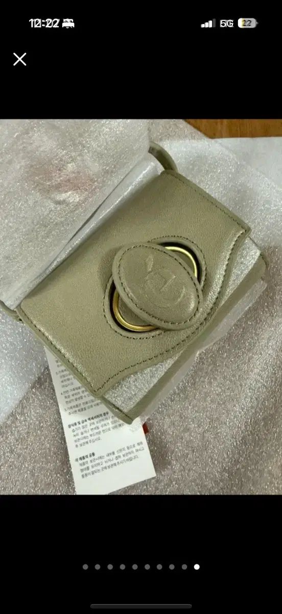 オーバルカードバッグ ピスタチオ