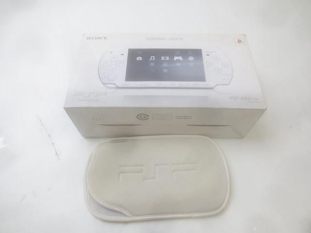 品 ゲーム PSP 本体 PSP2000 セラミックホワイト 動作品 き