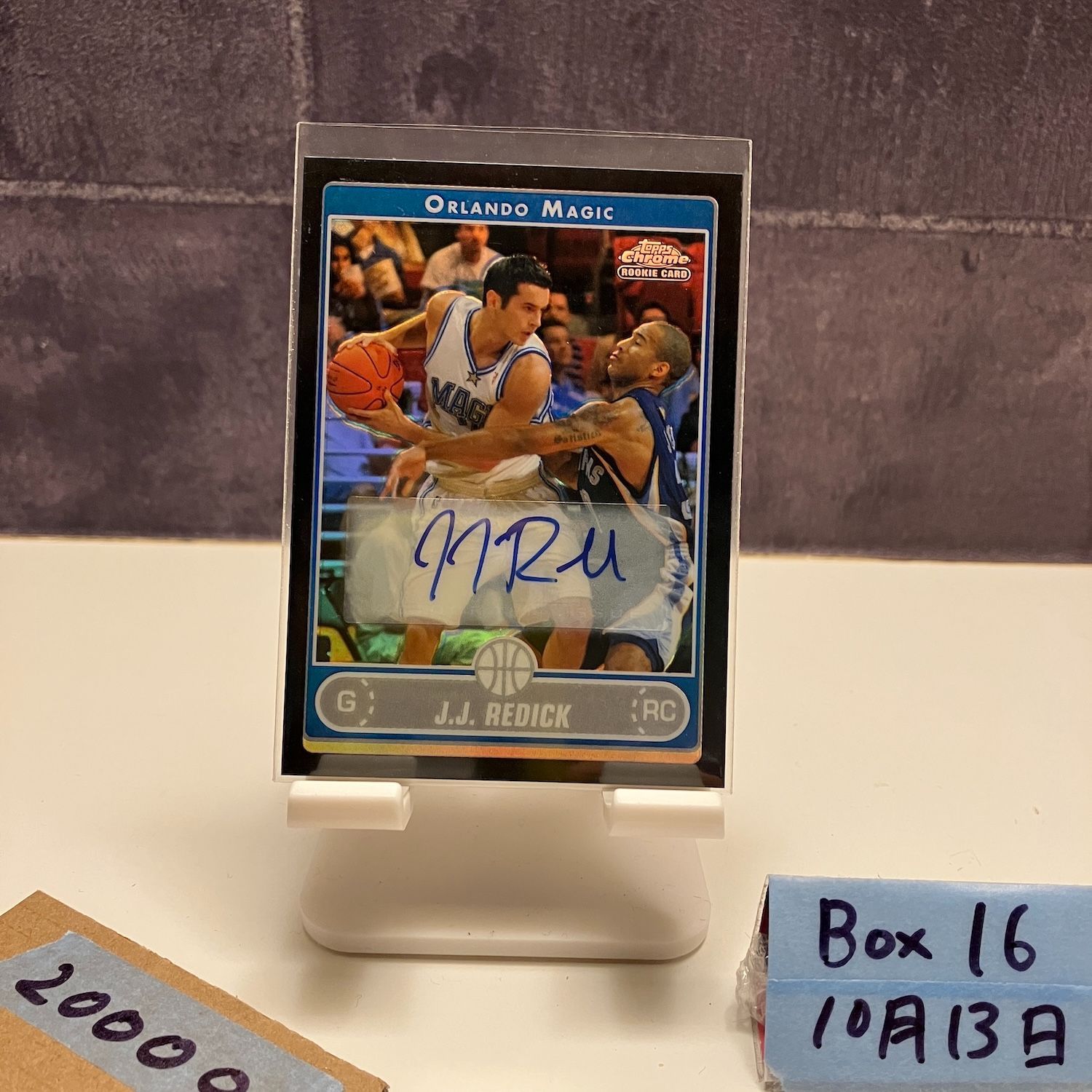 2007 Topps Chrome J. J. Redick 直筆サインカード Orlando Magic RC ルーキー Rookie Refractor カード