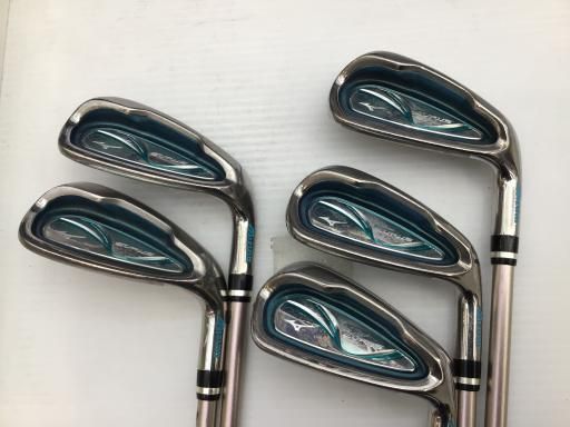 ミズノ EURUS 2017 ターコイズブルー 5S レディース アイアンセット IR EXSAR 2017 フレックスL レディース 女性用 右利き 右用 Dランク ゴルフクラブ