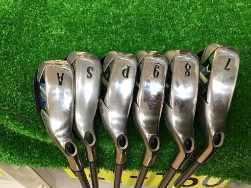 キャロウェイ X 22 8S レディース アイアンセット IR X SERIES 40i 2008 フレックスL レディース 女性用 右利き 右用 Cランク ゴルフクラブ